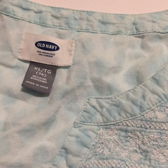 Old Navy Blue Blouse - Picture 2 of 5